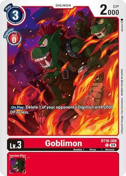 Goblimon, Release Special Booster 2.0 BT18-008 C