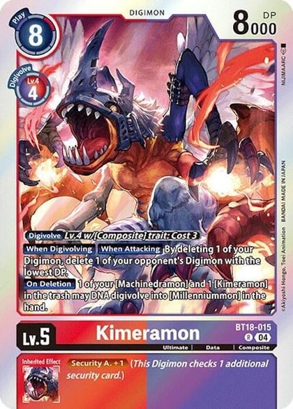 Kimeramon - BT18-015, Release Special Booster 2.0 BT18-015 R