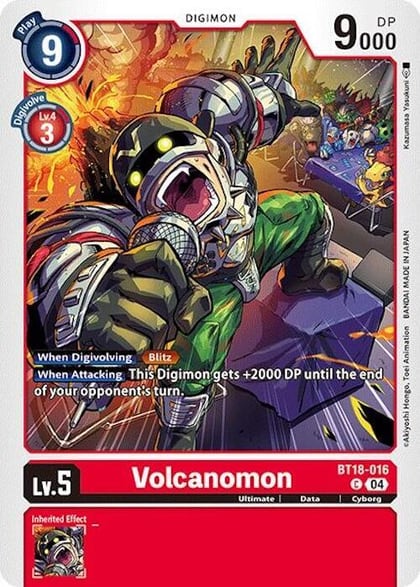 Volcanomon, Release Special Booster 2.0 BT18-016 C