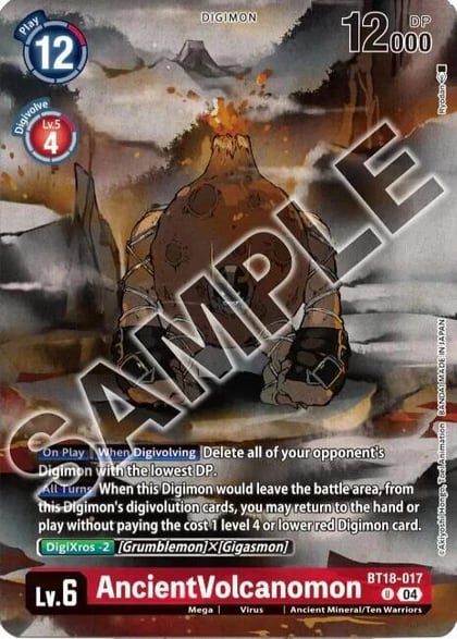 AncientVolcanomon (Tamer's Selection Box Ver. Championship 2024), Release Special Booster 2.0 BT18-017 U