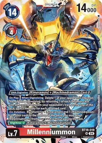 Millenniummon, Release Special Booster 2.0 BT18-019 SR