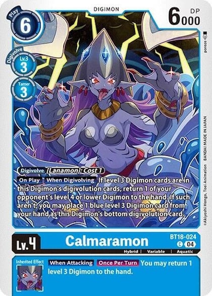 Calmaramon, Release Special Booster 2.0 BT18-024 C