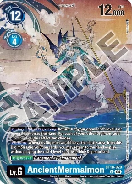 AncientMermaimon (Tamer's Selection Box Ver. Championship 2024), Release Special Booster 2.0 BT18-029 U