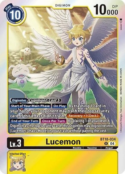 Lucemon, Release Special Booster 2.0 BT18-034 R