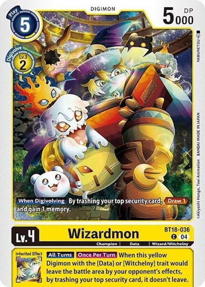 Wizardmon, Release Special Booster 2.0 BT18-036 C