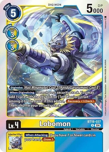 Lobomon, Release Special Booster 2.0 BT18-037 R