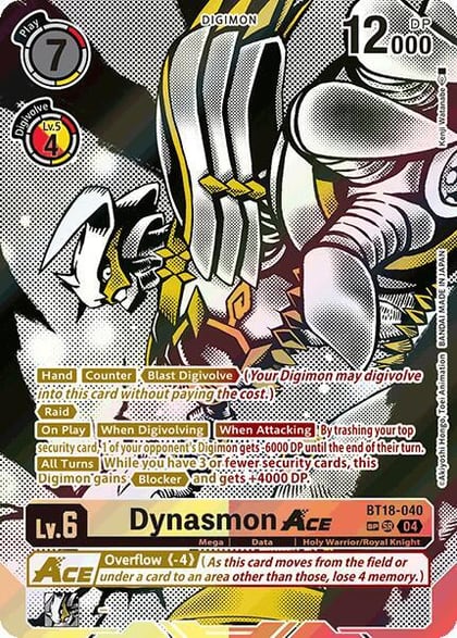 Dynasmon ACE (Textured), Release Special Booster 2.0 BT18-040 SR