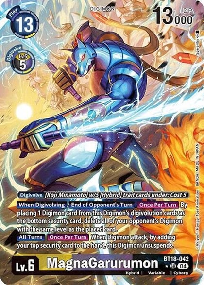 MagnaGarurumon (Alternate Art), Release Special Booster 2.0 BT18-042 SR
