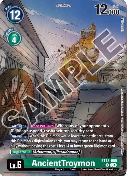 AncientTroymon (Tamer's Selection Box Ver. Championship 2024), Release Special Booster 2.0 BT18-055 U
