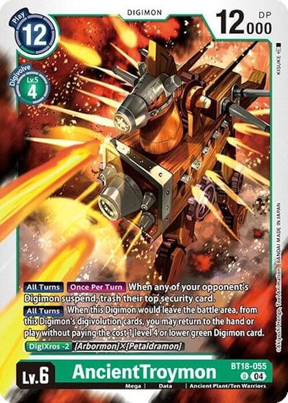 AncientTroymon, Release Special Booster 2.0 BT18-055 U