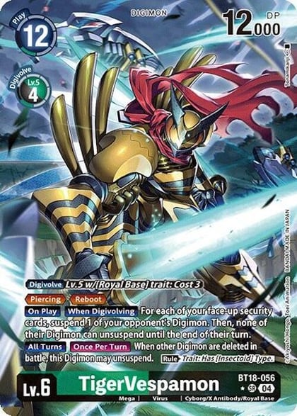 TigerVespamon (Alternate Art), Release Special Booster 2.0 BT18-056 SR