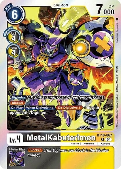 MetalKabuterimon, Release Special Booster 2.0 BT18-067 R