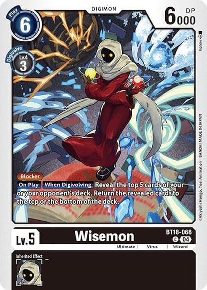Wisemon, Release Special Booster 2.0 BT18-068 C