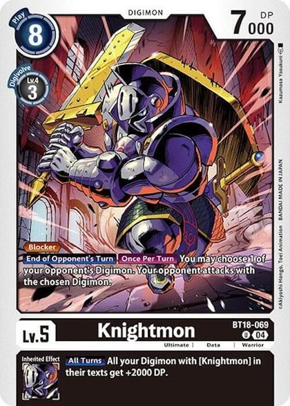 Knightmon, Release Special Booster 2.0 BT18-069 U