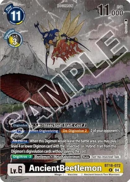 AncientBeetlemon (Tamer's Selection Box Ver. Championship 2024), Release Special Booster 2.0 BT18-072 R