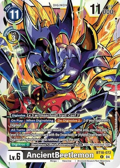 AncientBeetlemon, Release Special Booster 2.0 BT18-072 R