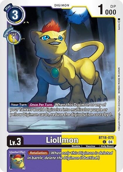 Liollmon, Release Special Booster 2.0 BT18-075 C