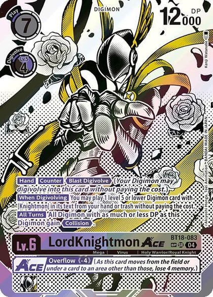 LordKnightmon ACE (Textured), Release Special Booster 2.0 BT18-083 SR