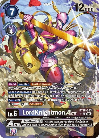 LordKnightmon ACE (Alternate Art), Release Special Booster 2.0 BT18-083 SR