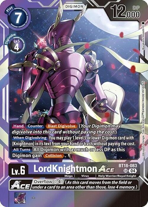 LordKnightmon ACE, Release Special Booster 2.0 BT18-083 SR