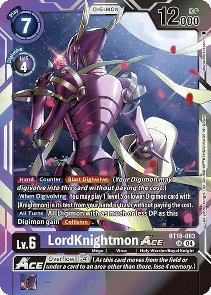 LordKnightmon ACE, Release Special Booster 2.0 BT18-083 SR