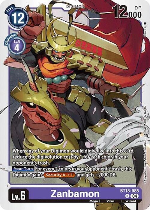 Zanbamon, Release Special Booster 2.0 BT18-085 U