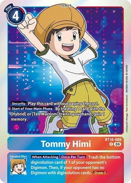 Tommy Himi, Release Special Booster 2.0 BT18-089 R