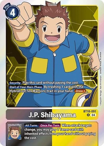 J.P. Shibayama, Release Special Booster 2.0 BT18-091 R