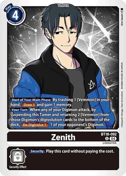 Zenith, Release Special Booster 2.0 BT18-092 U