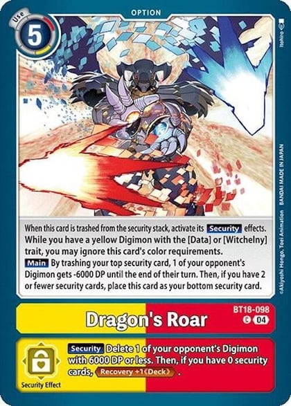 Dragon's Roar, Release Special Booster 2.0 BT18-098 C