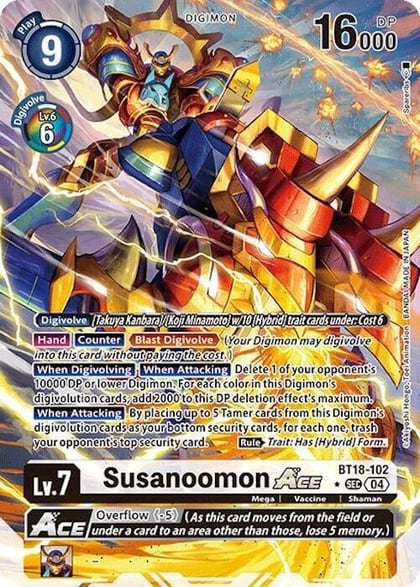 Susanoomon ACE (Alternate Art), Release Special Booster 2.0 BT18-102 SEC