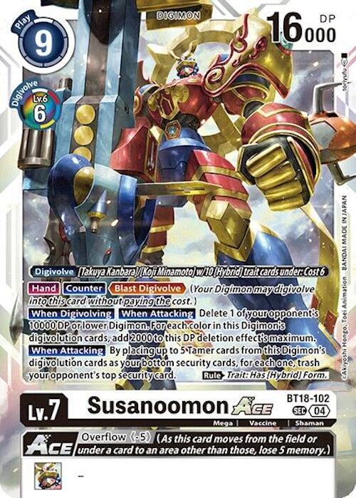 Susanoomon ACE, Release Special Booster 2.0 BT18-102 SEC