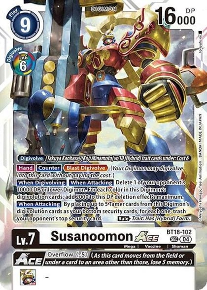 Susanoomon ACE, Release Special Booster 2.0 BT18-102 SEC