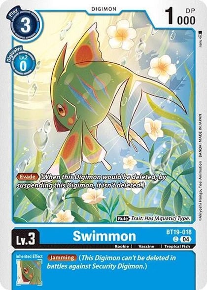 Swimmon, Release Special Booster 2.0 BT19-018 C