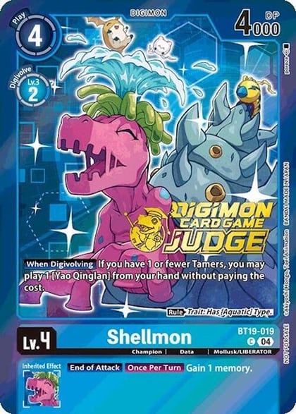 Shellmon (Judge Pack 2025 Wave 1), Release Special Booster 2.0 BT19-019 C