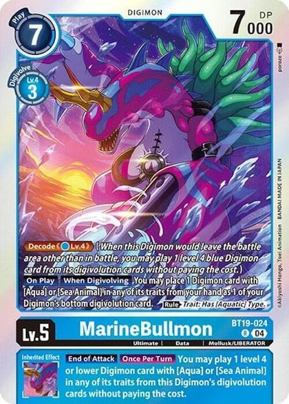 MarineBullmon, Release Special Booster 2.0 BT19-024 R