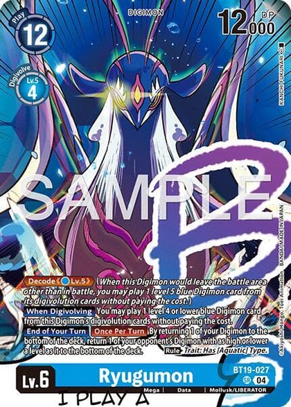 Ryugumon (Digimon Liberator Debuggers Set), Release Special Booster 2.0 BT19-027 SR