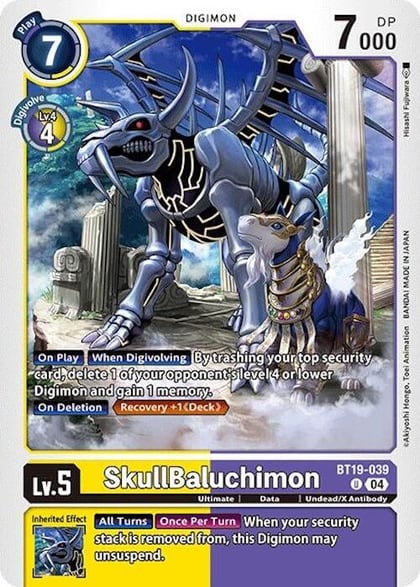 SkullBaluchimon, Release Special Booster 2.0 BT19-039 U