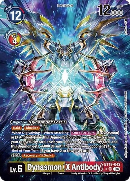 Dynasmon (X Antibody) (Alternate Art), Release Special Booster 2.0 BT19-042 SR