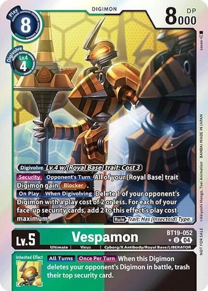 Vespamon (Release Special Booster 2.0: Box Promotion Pack), Release Special Booster 2.0 BT19-052 U