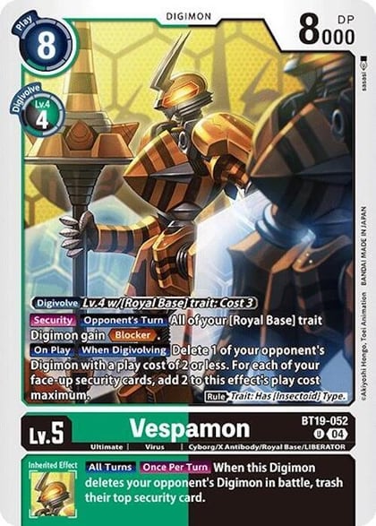 Vespamon, Release Special Booster 2.0 BT19-052 U