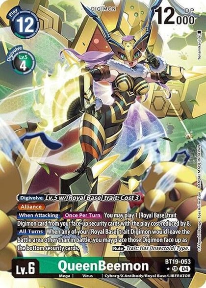 QueenBeemon (Alternate Art), Release Special Booster 2.0 BT19-053 SR
