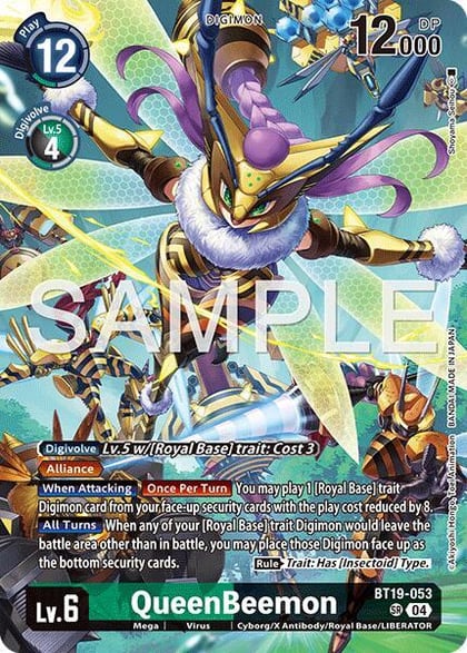 QueenBeemon (Digimon Liberator Debuggers Set), Release Special Booster 2.0 BT19-053 SR