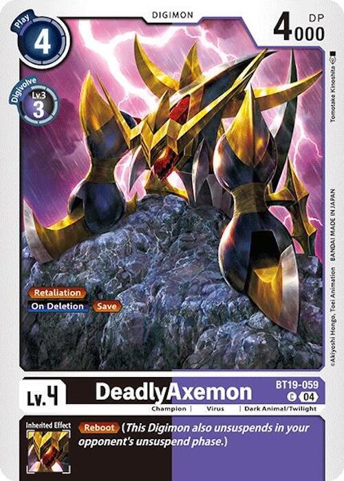 DeadlyAxemon, Release Special Booster 2.0 BT19-059 C