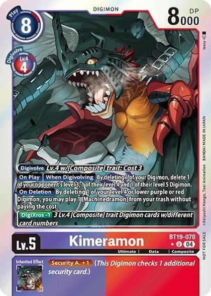 Kimeramon (Release Special Booster 2.0: Box Promotion Pack), Release Special Booster 2.0 BT19-070 U