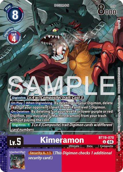 Kimeramon - BT19-070 (Event Pack 10), Release Special Booster 2.0 BT19-070 U