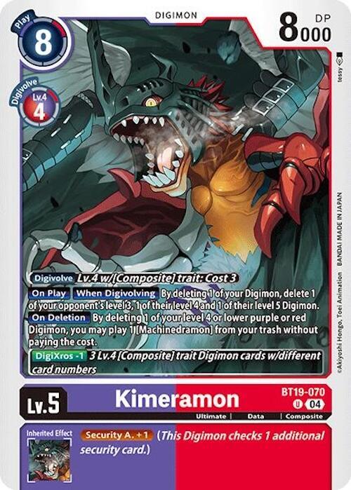 Kimeramon - BT19-070, Release Special Booster 2.0 BT19-070 U
