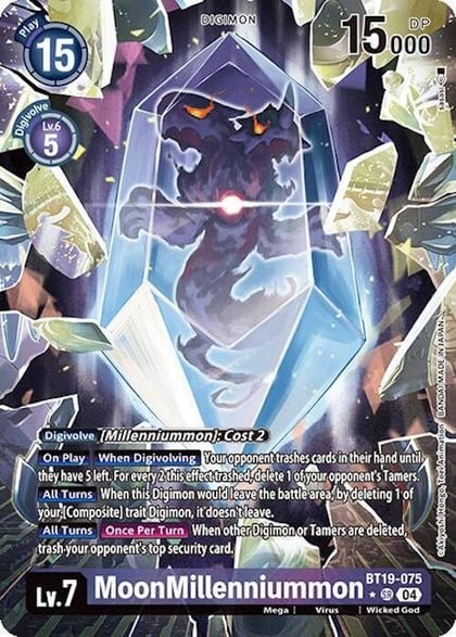 MoonMillenniummon (Alternate Art), Release Special Booster 2.0 BT19-075 SR