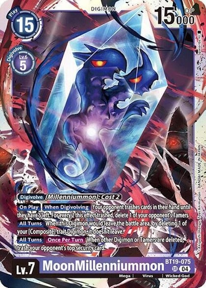 MoonMillenniummon, Release Special Booster 2.0 BT19-075 SR