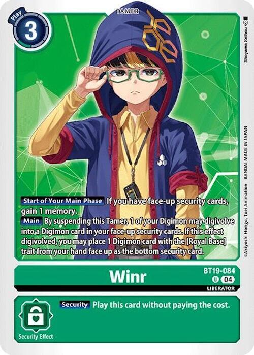 Winr, Release Special Booster 2.0 BT19-084 U